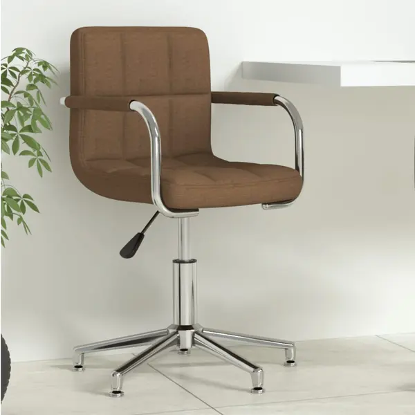 Gossi scaun de birou pivotant, maro, material textil