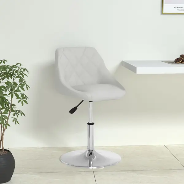 Gossi scaun de bucatarie, alb, piele ecologica