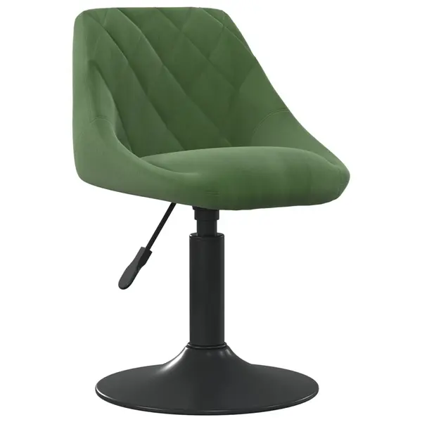 Gossi scaun de bucatarie, verde inchis, catifea