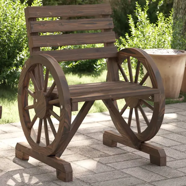 Gossi scaun de gradina, 58x58x78,5 cm, lemn masiv de brad