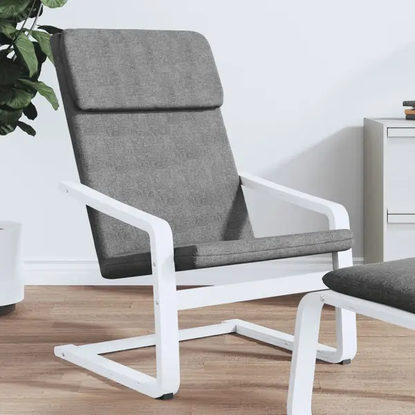 Gossi scaun de relaxare, gri inchis, material textil