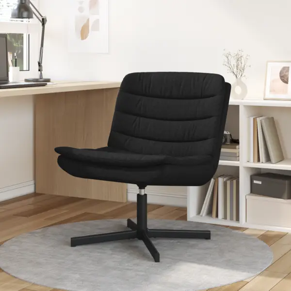 Gossi scaun pivotant negru poliester standard pivotant