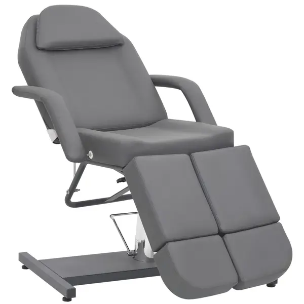 Gossi scaun tratament de infrumusetare, gri, 180x62x78 cm, piele eco