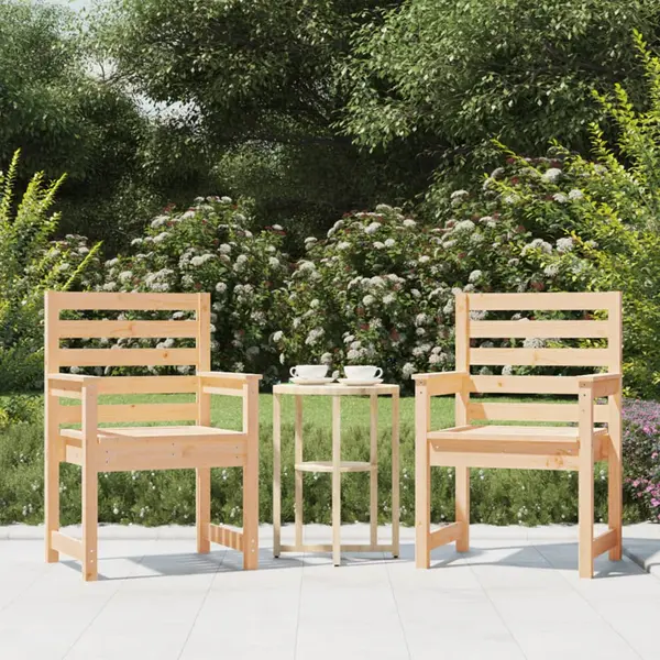 Gossi scaune de gradina, 2 buc., 60x48x91 cm, lemn masiv de pin