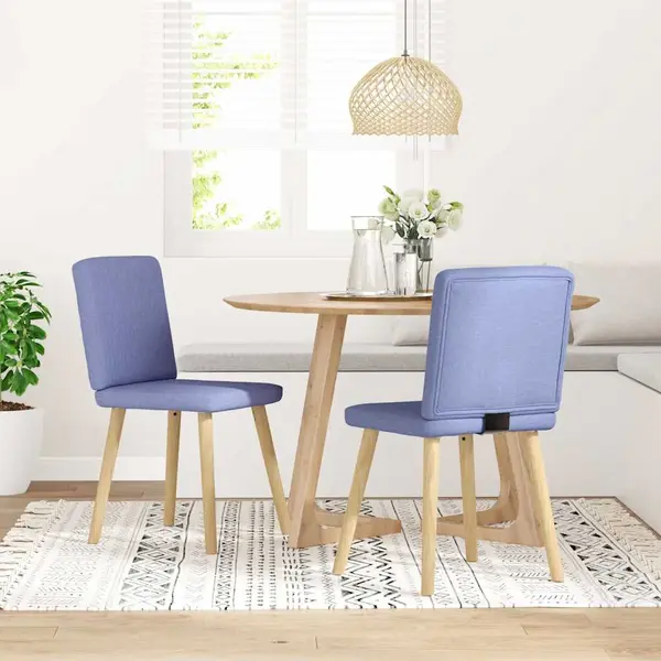 Gossi scaune de sufragerie 2 buc tesatura jeans blue