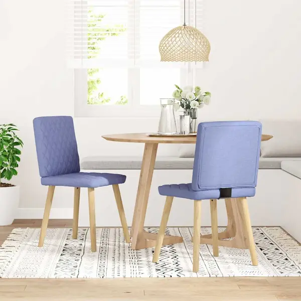 Gossi scaune de sufragerie 2 buc tesatura jeans blue