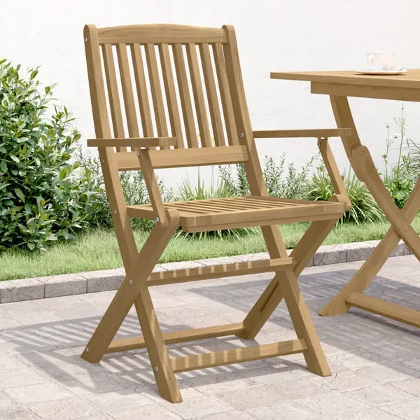 Gossi scaune gradina pliante 2 buc. 58x54,5x90 cm lemn masiv acacia