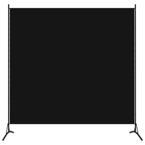 Gossi separator de camera, negru, 175x180 cm, textil