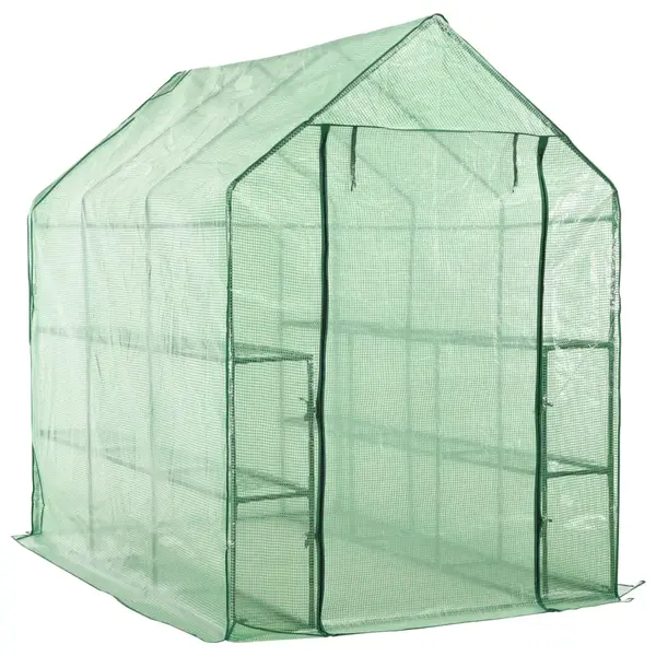 Gossi sera inalta cu 12 rafturi, 143 x 214 x 196 cm, otel