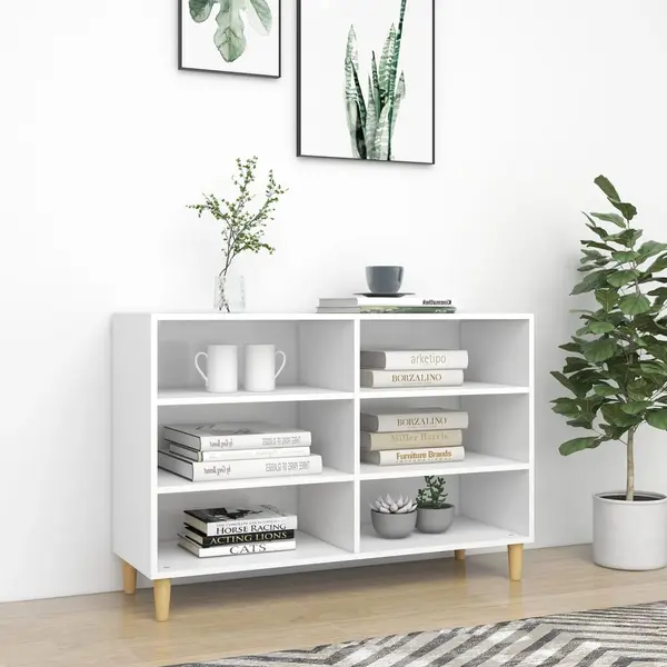 Gossi servanta, alb, 103,5x35x70 cm, lemn compozit