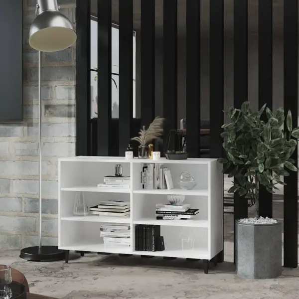 Gossi servanta, alb, 103,5x35x70 cm, pal