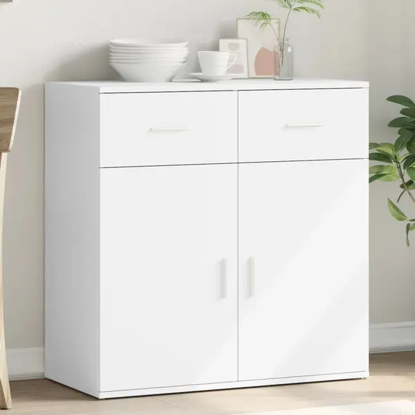 Gossi servanta, alb, 79x38x80 cm, lemn compozit