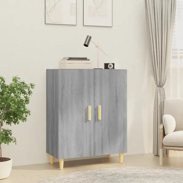 Gossi servanta, gri sonoma, 70x34x90 cm, lemn prelucrat