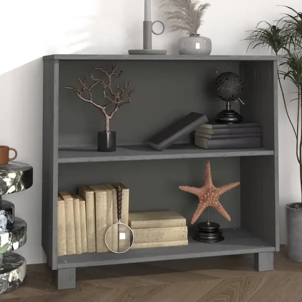Gossi servanta „hamar”, gri inchis, 85x35x80 cm, lemn masiv pin