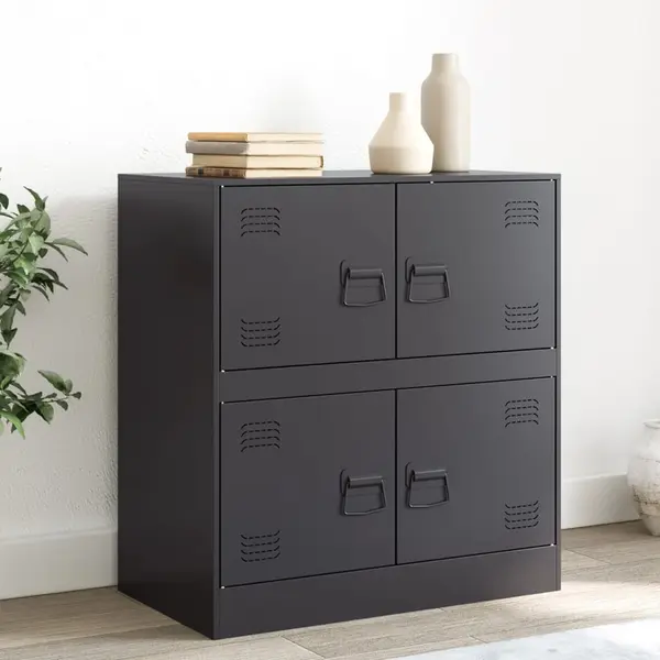 Gossi servanta, negru, 67x39x73 cm, otel