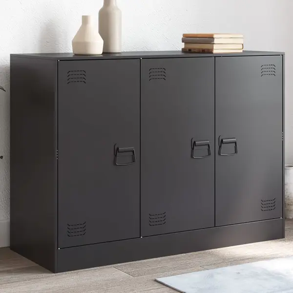 Gossi servanta, negru, 99x39x73 cm, otel