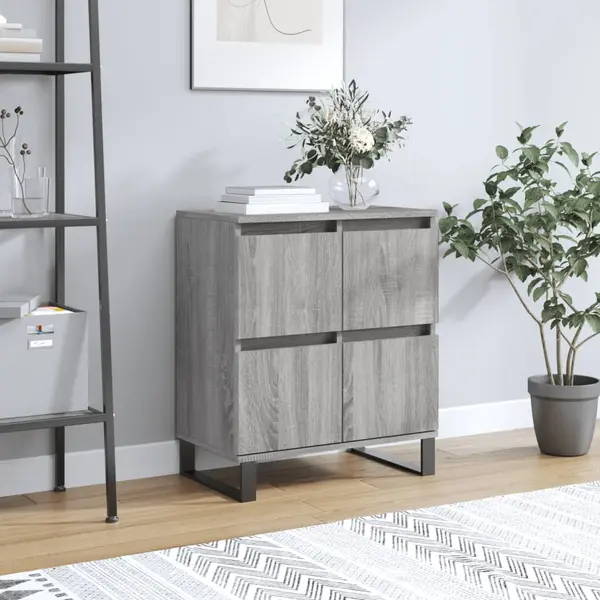 Gossi servanta, sonoma gri, 60x35x70 cm, lemn prelucrat