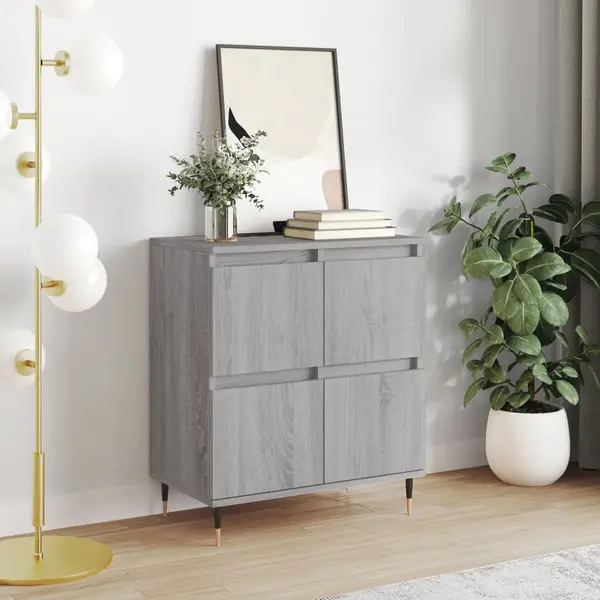 Gossi servanta, sonoma gri, 60x35x70 cm, lemn prelucrat
