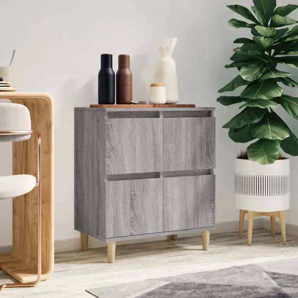Gossi servanta, sonoma gri, 60x35x70 cm, lemn prelucrat