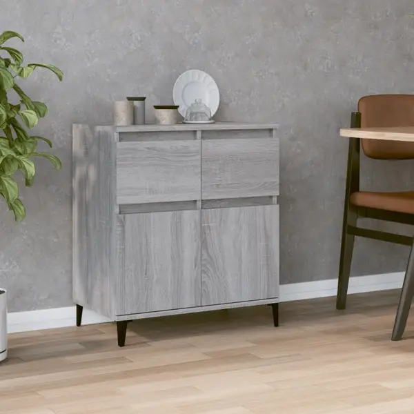 Gossi servanta, sonoma gri, 60x35x70 cm, lemn prelucrat
