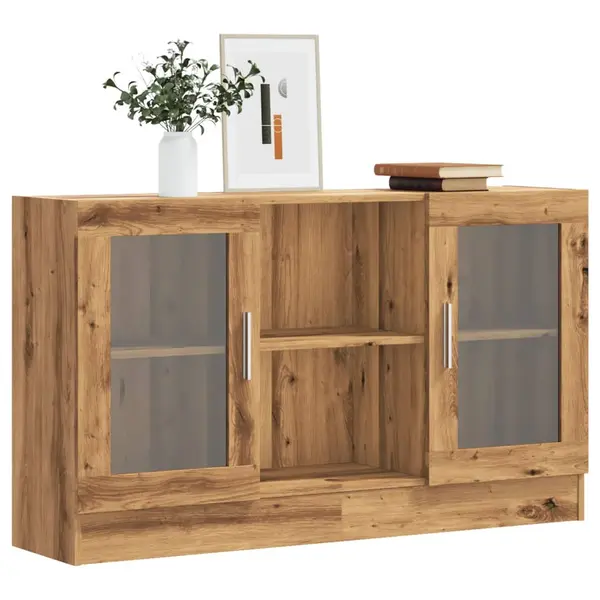 Gossi servanta, stejar artizanal, 120x30,5x70 cm, lemn prelucrat
