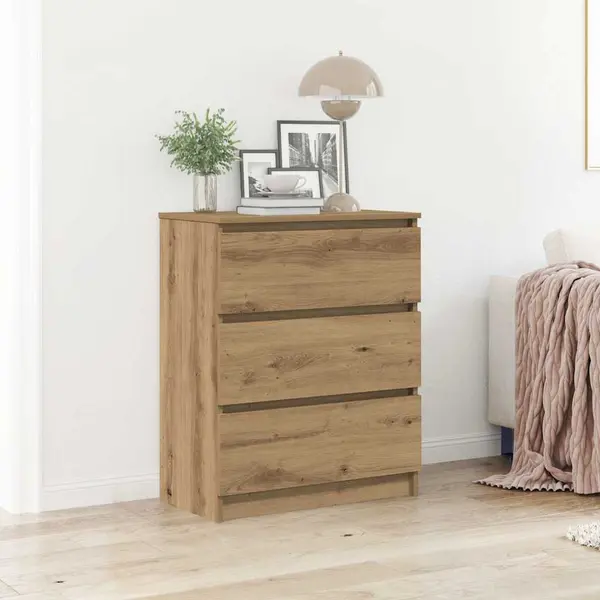 Gossi servanta, stejar artizanal, 60x35x76 cm, lemn prelucrat