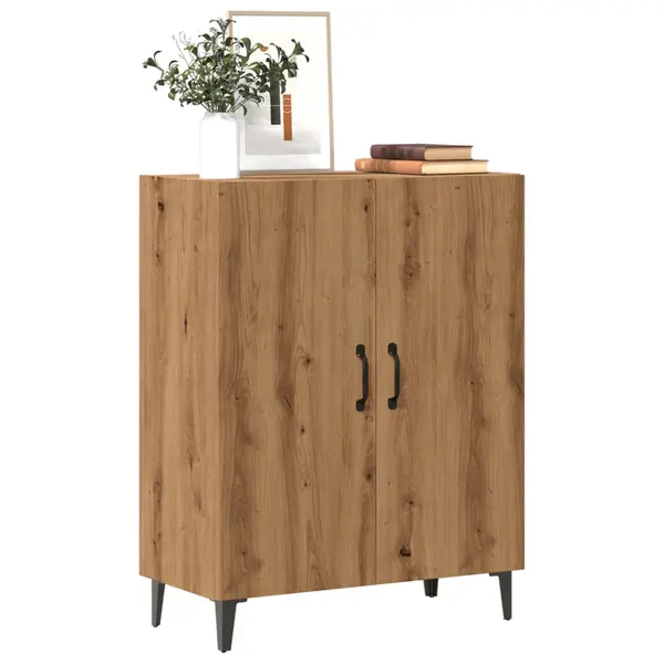 Gossi servanta, stejar artizanal, 70x34x90 cm, lemn prelucrat