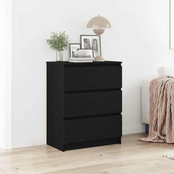 Gossi servanta, stejar negru, 60x35x76 cm, lemn prelucrat