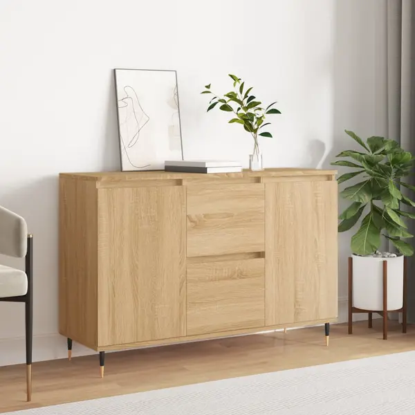 Gossi servanta, stejar sonoma, 104x35x70 cm, lemn prelucrat