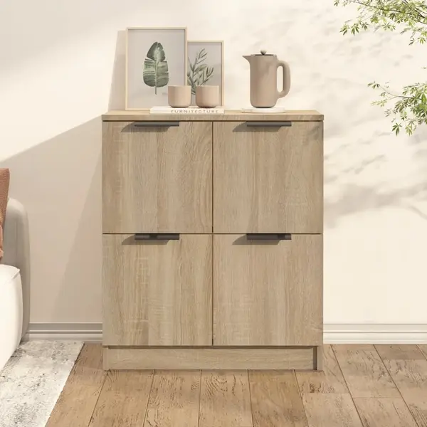 Gossi servanta, stejar sonoma, 60x30x70 cm, lemn prelucrat