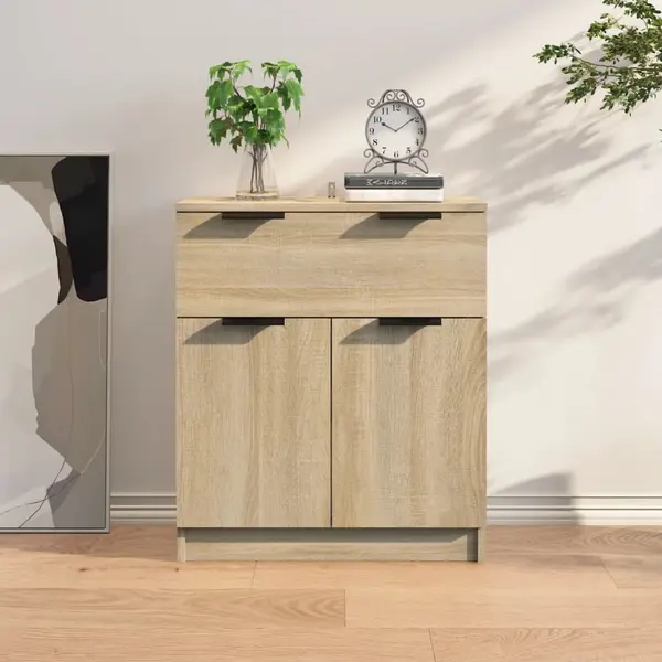 Gossi servanta, stejar sonoma, 60x30x70 cm, lemn prelucrat