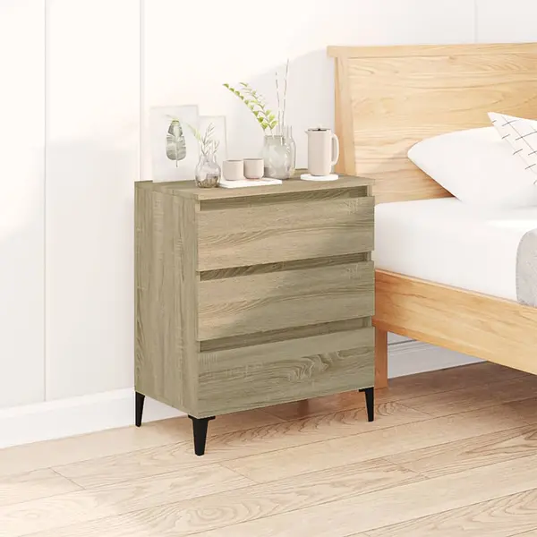 Gossi servanta, stejar sonoma, 60x35x70 cm, lemn prelucrat