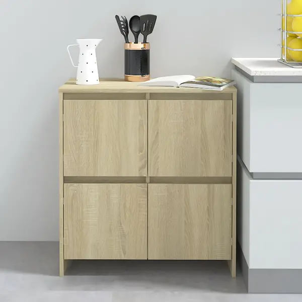 Gossi servanta, stejar sonoma, 70x41x75 cm, lemn prelucrat