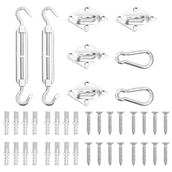 Gossi set accesorii parasolar, 8 piese, otel inoxidabil