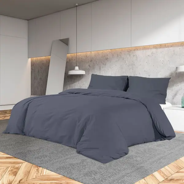 Gossi set cu husa de pilota, antracit, 240x220 cm, bumbac