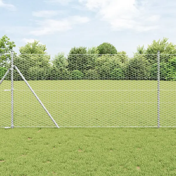 Gossi set de imprejmuire set de 2 otel galvanizat 25 x 1.2 m durabil