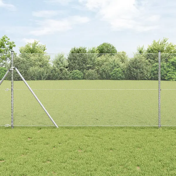 Gossi set de imprejmuire set de 2 otel galvanizat 25 x 1 m