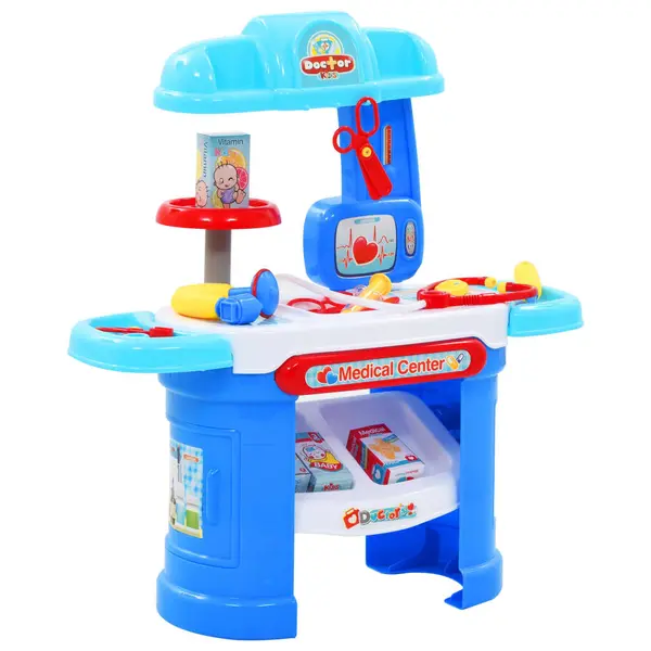 Gossi set de joaca doctor, pentru copii, 15 piese, 38x30x67,5 cm