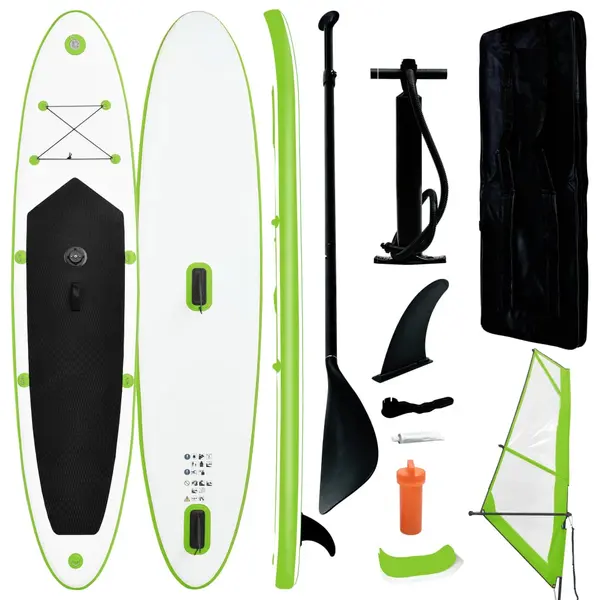 Gossi set de placa sup gonflabila cu vela, verde si alb