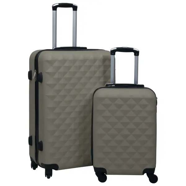 Gossi set de valize cu carcasa rigida, 2 piese, antracit, abs
