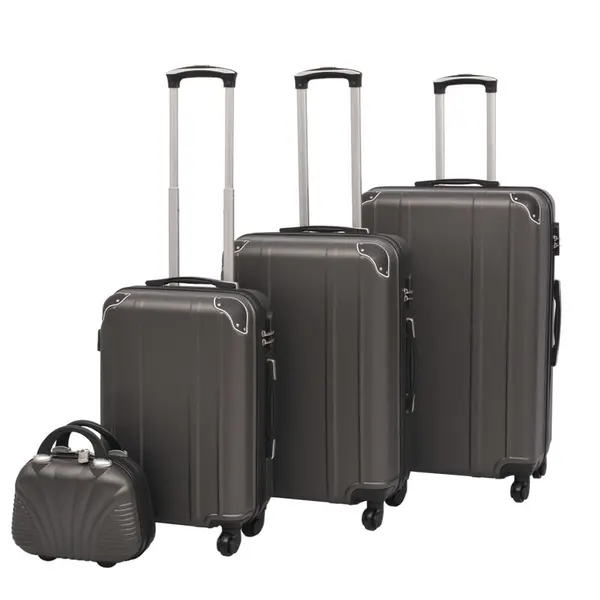 Gossi set de valize cu carcasa tare, antracit, 4 buc.