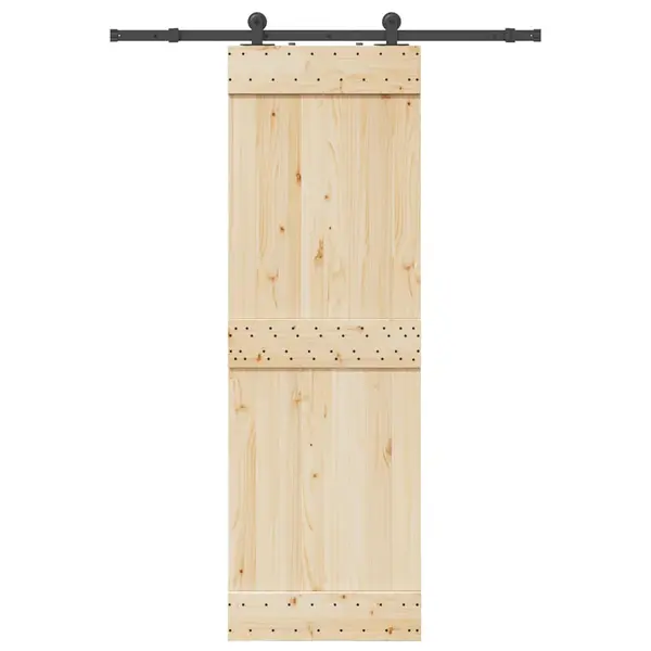Gossi set feronerie pentru usi glisante, negru, 152,5 cm, otel