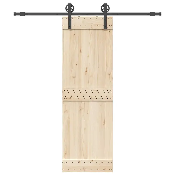 Gossi set feronerie pentru usi glisante, negru, 200 cm, otel