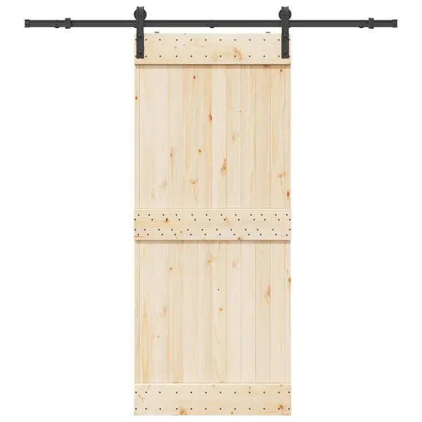 Gossi set feronerie pentru usi glisante, negru, 200 cm, otel