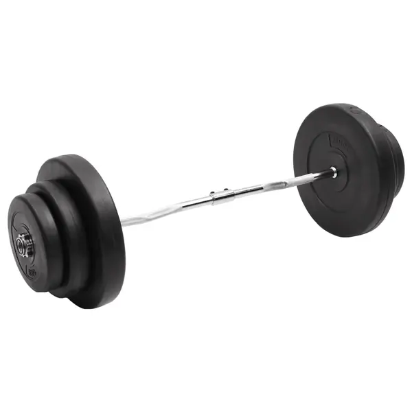 Gossi set haltera ondulata cu greutati, 60 kg