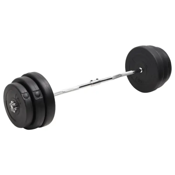Gossi set haltera ondulata cu greutati, 90 kg