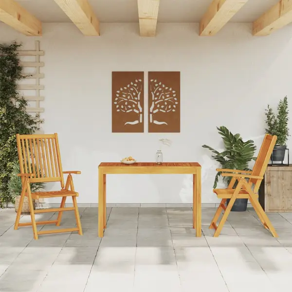 Gossi set mobilier de gradina, 3 piese, lemn masiv de acacia
