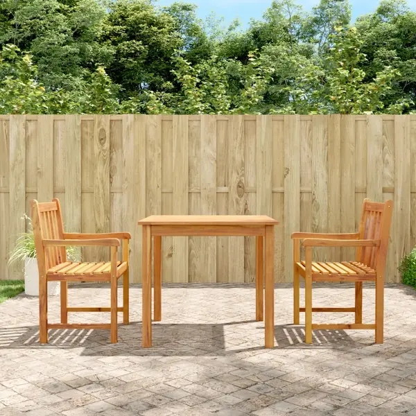 Gossi set mobilier de gradina, 3 piese, lemn masiv de acacia
