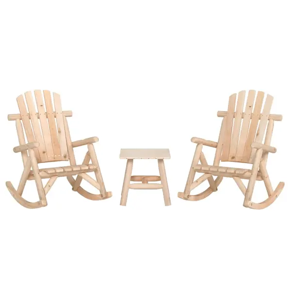 Gossi set mobilier de gradina, 3 piese, lemn masiv de molid