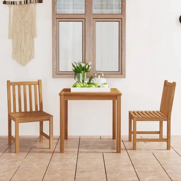 Gossi set mobilier de gradina, 3 piese, lemn masiv de tec